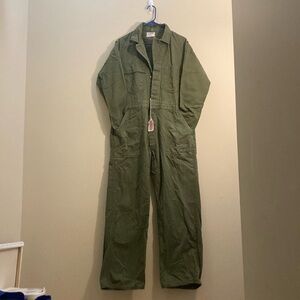 Vintage 60s Green Coveralls